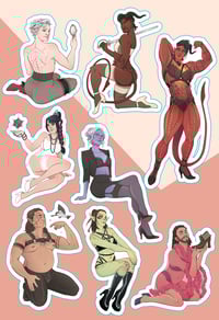 BG3 Lingerie Stickers