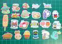 Image 1 of Spanish, Food, and Animal Theme Stickers