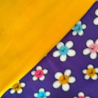 Image 3 of Snuggle Sack - Purple & Mustard