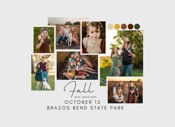 Image of Fall Mini Sessions 2024 - Brazos Bend State Park - October 12