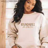 Image 1 of Boundaries Are Self Care  (crewneck)