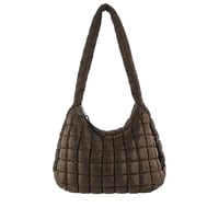 Image 4 of Quilted Puffy Nylon Hobo