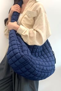 Image 2 of Quilted Puffy Nylon Hobo