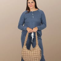 Image 6 of Quilted Puffy Nylon Hobo