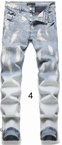 Image 4 of Men Purple Jeans (different color selections).