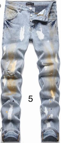 Image 5 of Men Purple Jeans (different color selections).