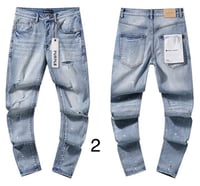 Image 2 of Men Purple Jeans (different color selections).