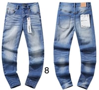 Image 8 of Men Purple Jeans (different color selections).