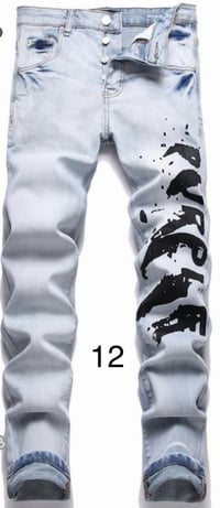 Image 12 of Men Purple Jeans (different color selections).