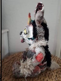 Image 5 of Custom Personalized horror bear plushie. Jointed, Personalized Minime  doll