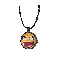 Image 1 of epic face necklace