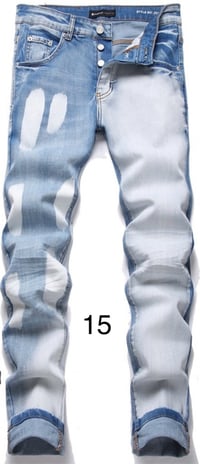 Image 3 of Men Purple Jeans (different color selections)