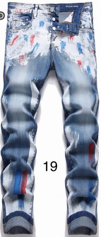 Image 7 of Men Purple Jeans (different color selections)
