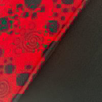 Image 3 of Snuggle Sack - Paws Red & Black