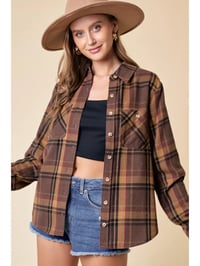 Image 1 of Plaid Button Down Shirt 