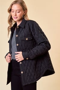 Image 2 of Quilted Shirt Jacket