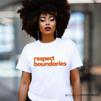 Respect Boundaries Tee