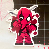 Image 1 of Deadpool Sticker // 3”