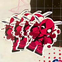 Image 2 of Deadpool Sticker // 3”