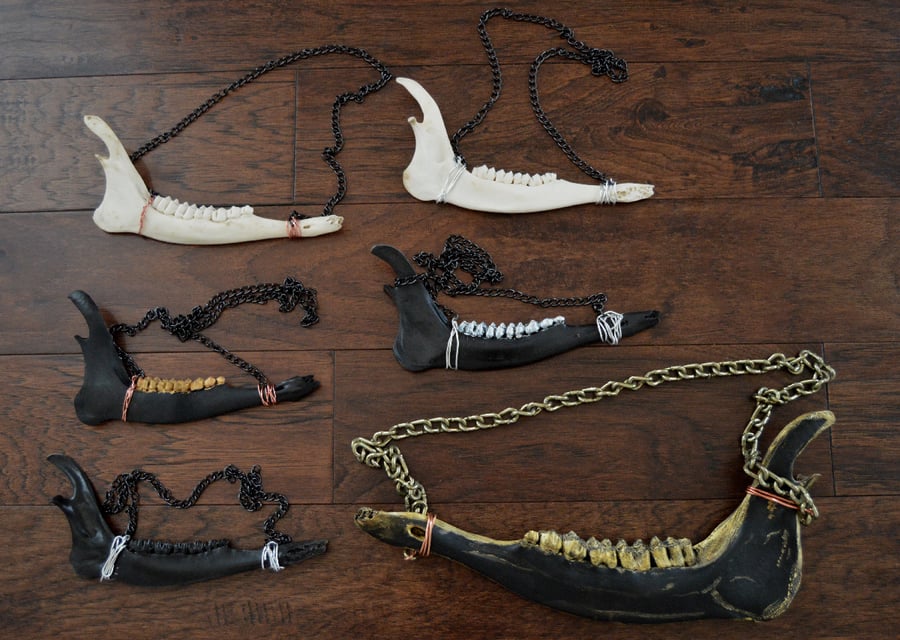 Image of Jawbone Necklaces