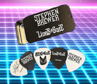 Guitar Pick Tin with 5 custom Guitar Picks