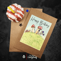 Image 3 of Fungi Happy Birthday Greeting Card