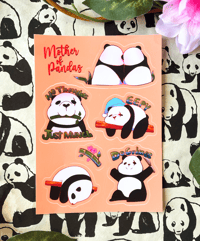 Image 1 of Panda Sticker Sheet