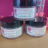 Pomegranate apple sugar scrub