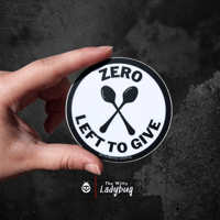 Image 2 of Zero Spoons Left To Give Sticker