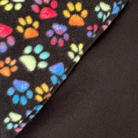 Image 4 of Snuggle Sack - Colorful Paws & Black