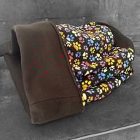 Image 1 of Snuggle Sack - Colorful Paws & Black