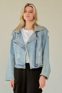 Image 4 of Diamond Princess Denim Jacket