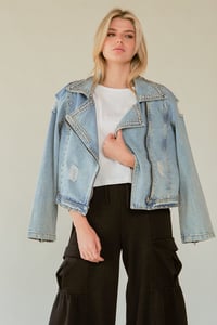 Image 1 of Diamond Princess Denim Jacket