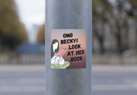 Image 5 of OMG Becky! Look At Her Book Vinyl Sticker