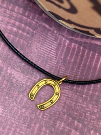 Image 10 of Golden Pendant Rope Necklaces