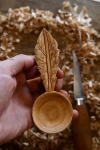 Image 2 of Cherry leaf scoop. 