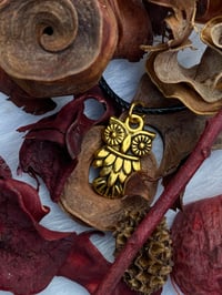 Image 12 of Golden Pendant Rope Necklaces