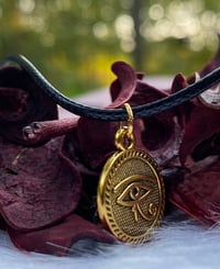 Image 1 of Golden Pendant Rope Necklaces
