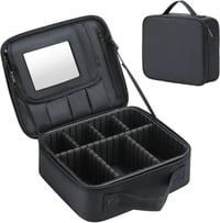 Professional Cosmetic Accessories& Makeup Case Including Adjustable Dividers 