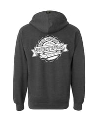 Image 1 of CJ "JUNKTIFIED" HOODED SWEATSHIRT