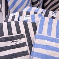 Image 3 of MOOJICRAFT WIDE OXFORD STRIPE GIFT SET - BLUE OR BLACK STRIPE