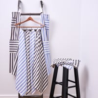 Image 4 of MOOJICRAFT WIDE OXFORD STRIPE GIFT SET - BLUE OR BLACK STRIPE