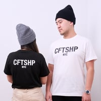 Image 1 of Left Chest & Back Logo CFTSHP by Moojicraft 100% Cotton Supima Tee