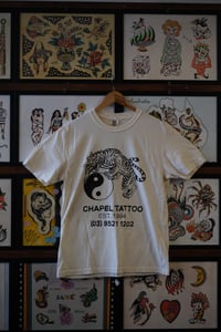 Image 4 of CHAPEL TATTOO YIN YANG TIGER  - EST 1994 TEE