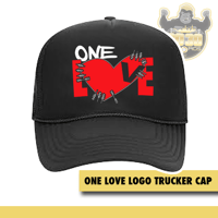 ONE LOVE FOAM TRUCKER CAP (embroidered)