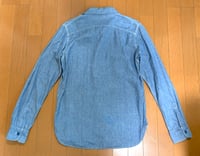 Image 7 of Spellbound jeans indigo dyed denim selvedge chambray shirt, size 2 (fits S/M)