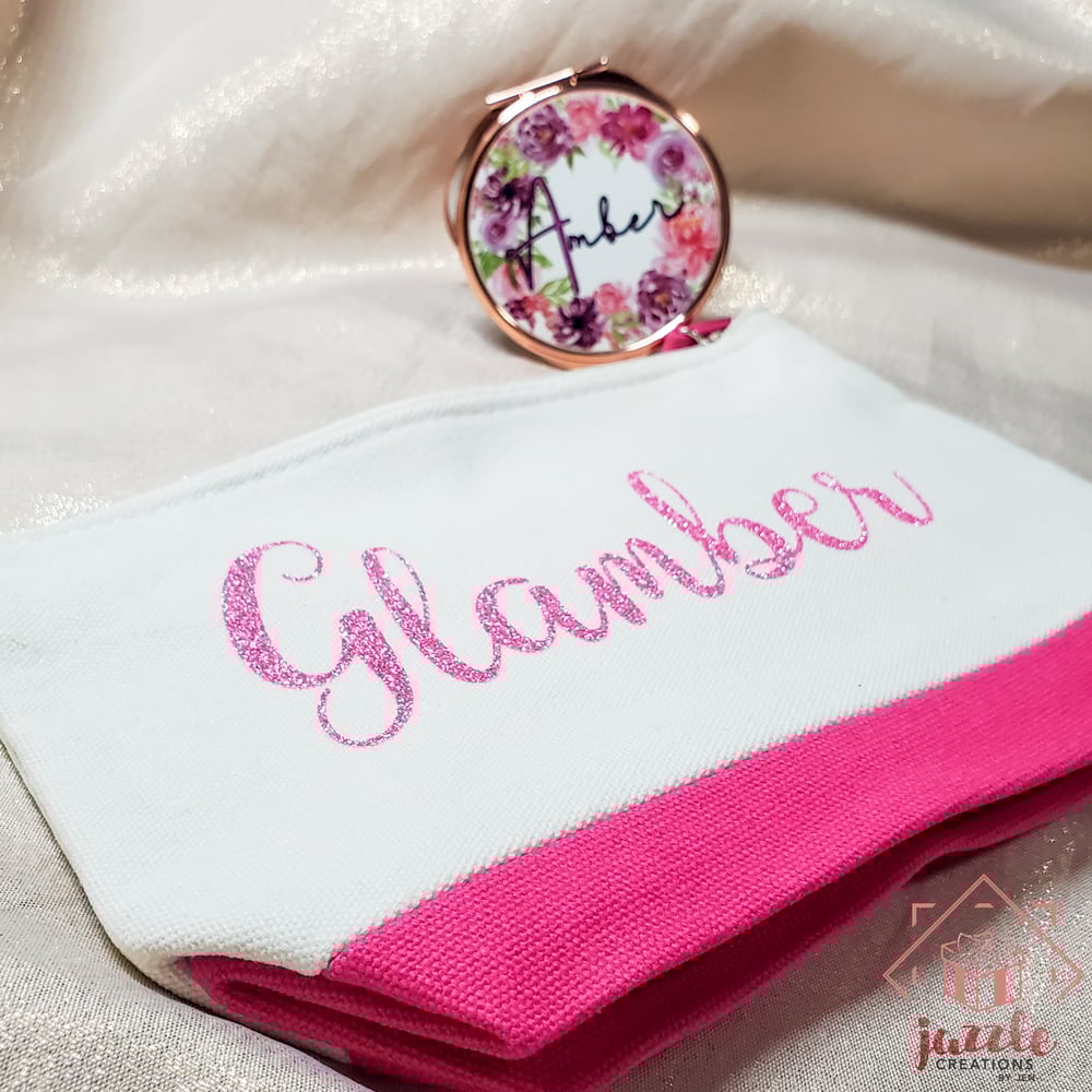 Image of Personalized Makeup and/or Toiletry Bag