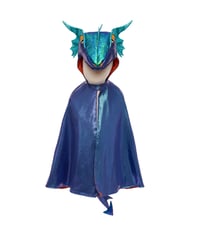 Image 2 of Azure Metallic Dragon Cape