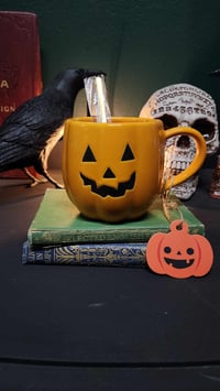 Pumpkin Mug With Spoon