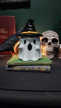 Image 1 of Scary Ghost Mug With Hat